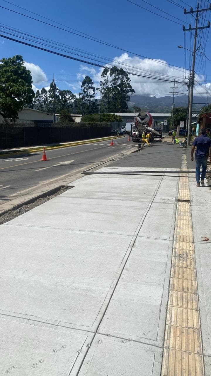 Obras de mejoramiento y rehabilitación, Taras, Cartago, Costa Rica - Obrintec